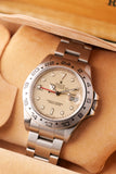 1986 Rolex 16550 Cream Panna Explorer II With Box