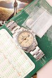 1986 Rolex 16550 Cream Panna Explorer II With Box