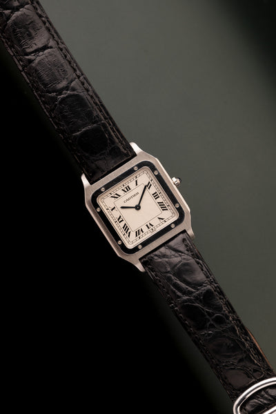 1990s Cartier Santos Dumont 1575 Platinum