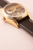 1978 Rolex 18038 Yellow Gold Tiger Eye Stone Dial Day-Date Unpolished