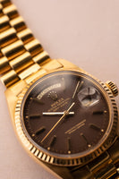1971 Rolex 1803 Oxblood Yellow Gold Day-Date