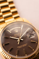 1971 Rolex 1803 Oxblood Yellow Gold Day-Date