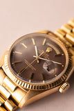 1971 Rolex 1803 Oxblood Yellow Gold Day-Date