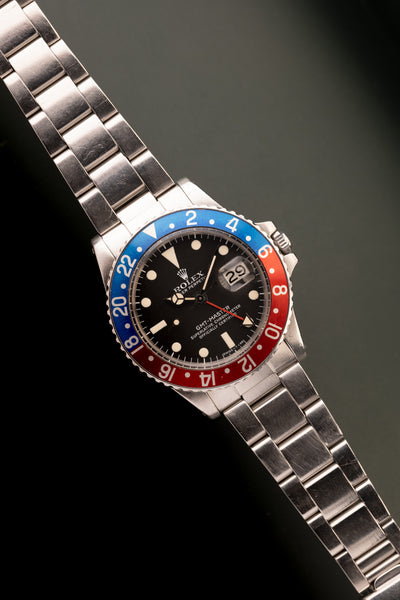 1971 Rolex 1675 MK4 Matte Dial Pepsi GMT