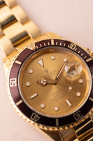 1989 Rolex 16610 Yellow Gold Submariner