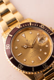 1989 Rolex 16610 Yellow Gold Submariner