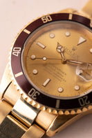 1989 Rolex 16610 Yellow Gold Submariner