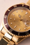 1989 Rolex 16610 Yellow Gold Submariner