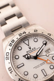 2017 Rolex 216570 White Dial Explorer II Scrambled Serial - Full Set