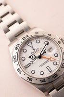 2017 Rolex 216570 White Dial Explorer II Scrambled Serial - Full Set