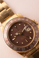 1970 Rolex 1675 Yellow Gold Nipple Dial GMT