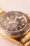 1970 Rolex 1675 Yellow Gold Nipple Dial GMT