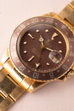 1970 Rolex 1675 Yellow Gold Nipple Dial GMT