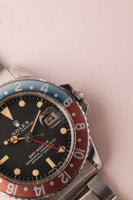 1972 Rolex 1675 GMT MKII Faded Pepsi Insert w/ punched papers