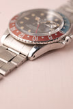1972 Rolex 1675 GMT MKII Faded Pepsi Insert w/ punched papers