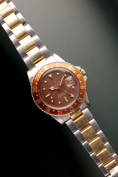 1974 Rolex 1675 Root-Beer Nipple Dial GMT
