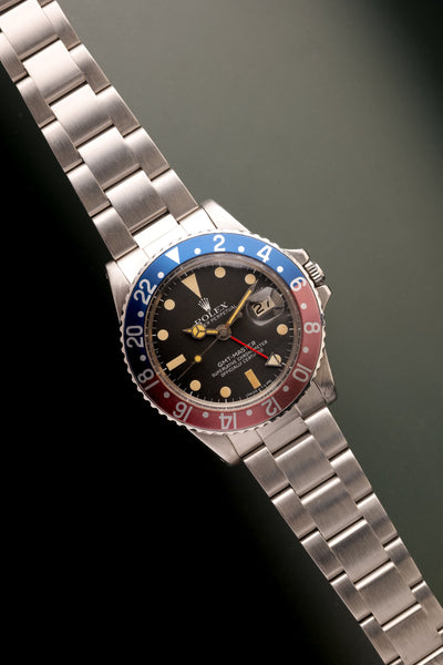 1977 Rolex 1675 MK5 Matte Dial Pepsi GMT