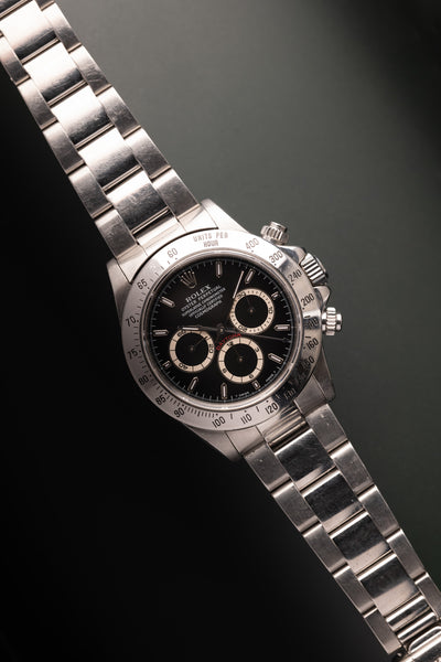 1998 Rolex 16520 Black Dial Daytona - Full Set