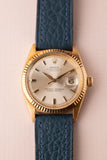 1964 Rolex 1601 Yellow Gold Date-Just On Leather Strap