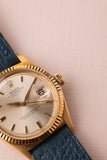 1964 Rolex 1601 Yellow Gold Date-Just On Leather Strap