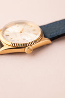 1964 Rolex 1601 Yellow Gold Date-Just On Leather Strap