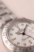 1990 Rolex 16570 Chi-Chi White Dial Explorer II