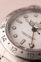 1990 Rolex 16570 Chi-Chi White Dial Explorer II