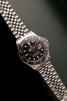 1968 Rolex MK1 1675 Faded Black Insert GMT With Service paper