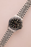 1968 Rolex MK1 1675 Faded Black Insert GMT With Service paper