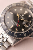 1968 Rolex MK1 1675 Faded Black Insert GMT With Service paper
