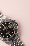 1968 Rolex MK1 1675 Faded Black Insert GMT With Service paper