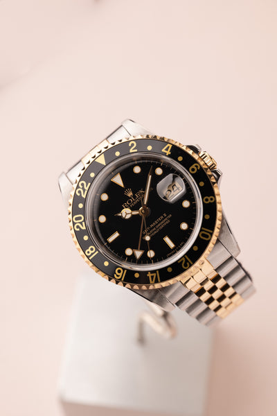 1991 Rolex 16713 Two-Tone GMT Near New Old Stock - Full set