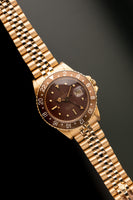 1970 Rolex 1675 Yellow Gold Root-beer Nipple Dial GMT