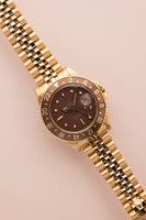 1970 Rolex 1675 Yellow Gold Root-beer Nipple Dial GMT