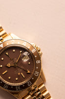 1970 Rolex 1675 Yellow Gold Root-beer Nipple Dial GMT