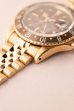 1970 Rolex 1675 Yellow Gold Root-beer Nipple Dial GMT
