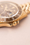1970 Rolex 1675 Yellow Gold Root-beer Nipple Dial GMT