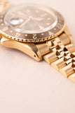 1970 Rolex 1675 Yellow Gold Root-beer Nipple Dial GMT