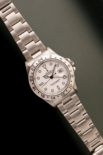 1991 Rolex 16570 Near Chi-Chi Explorer II With Papers