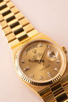 1987 Rolex 19018 OysterQuartz Day-Date unpolished
