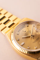 1987 Rolex 19018 OysterQuartz Day-Date unpolished