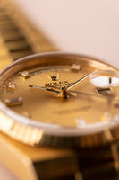 1987 Rolex 19018 OysterQuartz Day-Date unpolished