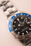 1972 Rolex 1675 MK II Matte Dial Faded Pepsi GMT - Full Set - Unpolished