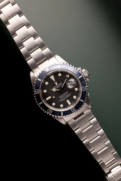 1982 Rolex 16800 Transitional Matte Dial Submariner
