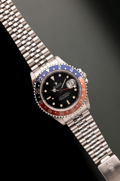 1991 Rolex 16710 Faded Pepsi GMT - Unpolished