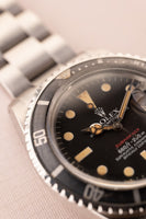 1972 Rolex 1680 Mark VI Red Submariner Ghost Insert