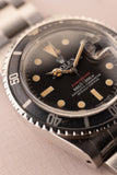 1972 Rolex 1680 Mark VI Red Submariner Ghost Insert