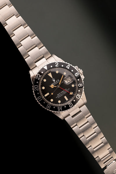 1980 Rolex 16750 Black Insert GMT