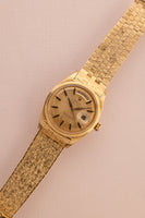 1960 Rolex 1806 Gold Day-Date - Brick Moire Finish