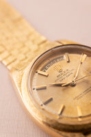 1960 Rolex 1806 Gold Day-Date - Brick Moire Finish